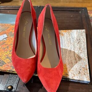 Nine West Bold Red Heels